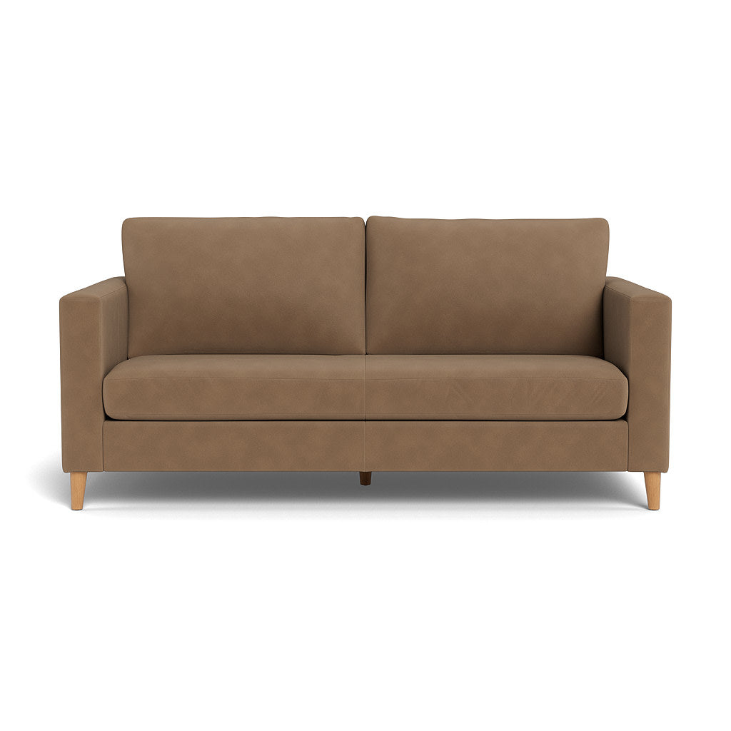 Sami Leather 2 Seater Wooden Leg (92927)