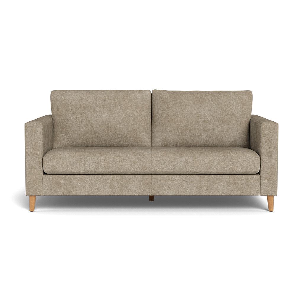 Sami Leather 2 Seater Wooden Leg (92930)