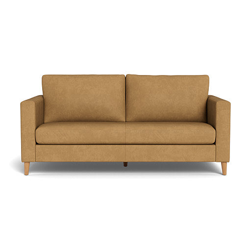 Sami Leather 2 Seater Wooden Leg (92799)