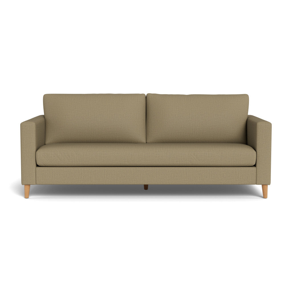 Sami Fully Upholstered 3 Seater Wooden Leg (92082)
