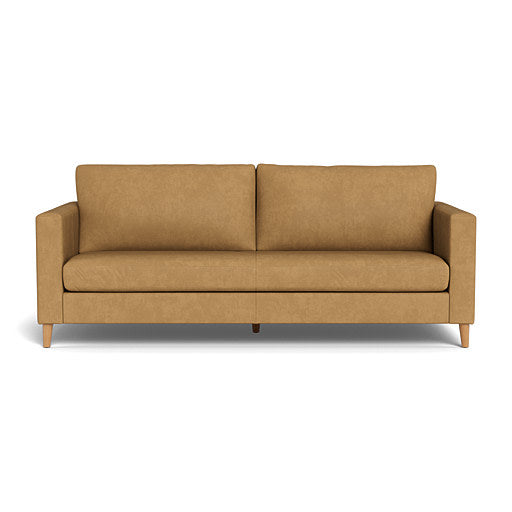 Sami Leather 3 Seater Wooden Leg (92814)