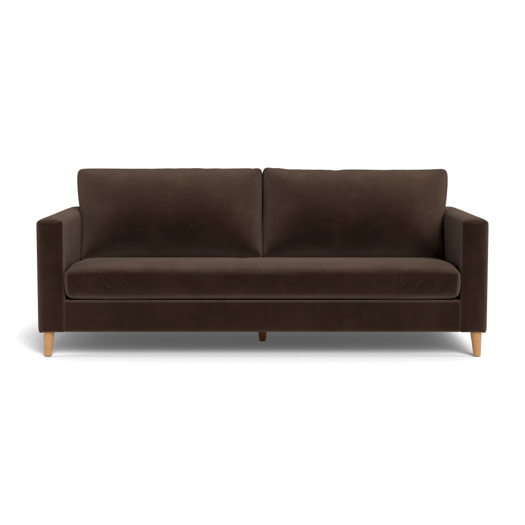 Sami Leather 3 Seater Wooden Leg (92096)