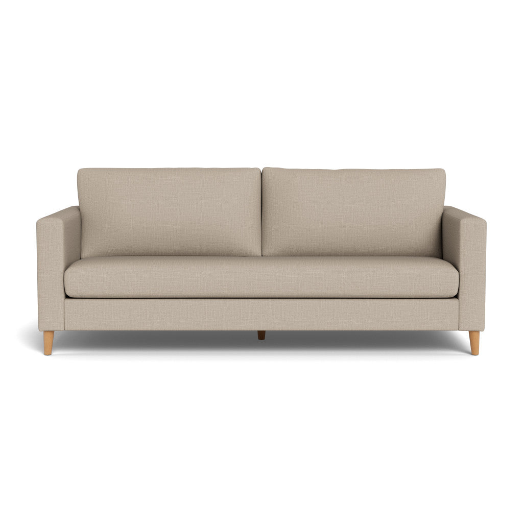 Sami Fully Upholstered 3 Seater Wooden Leg (92079)