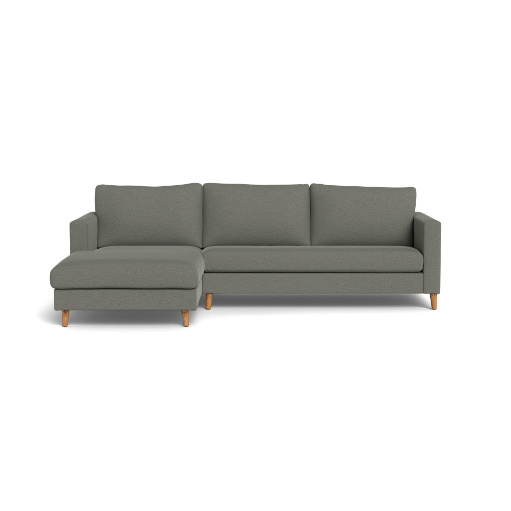 Sami Fully Upholstered Slouch Left Wooden Leg (92047)