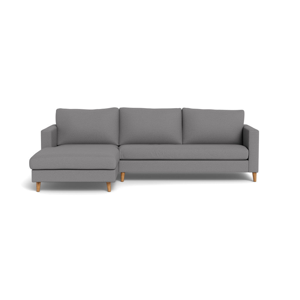 Sami Fully Upholstered Slouch Left Wooden Leg (92078)
