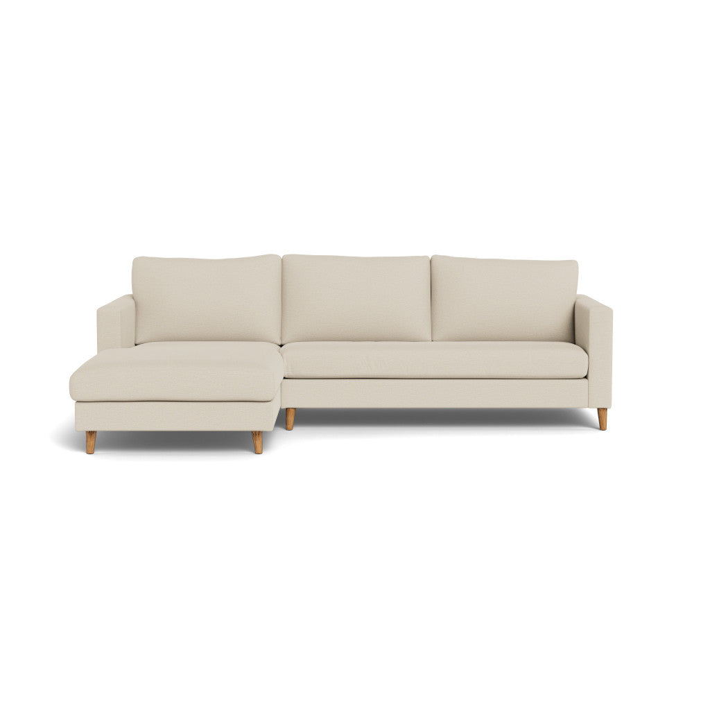 Sami Fully Upholstered Slouch Left Wooden Leg (92046)