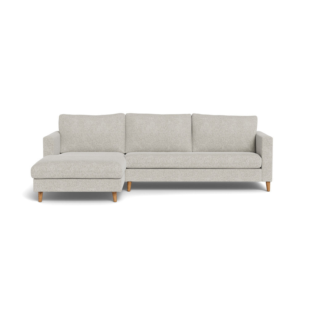 Sami Fully Upholstered Slouch Left Wooden Leg (92040)