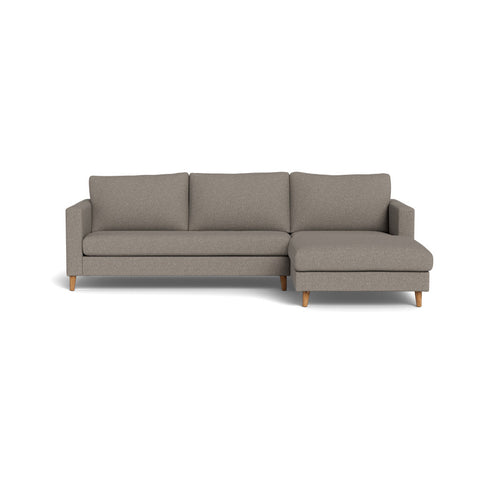 Sami Fully Upholstered Slouch Right Wooden Leg (92012)