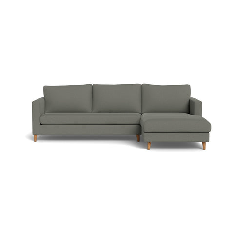 Sami Fully Upholstered Slouch Right Wooden Leg (92009)