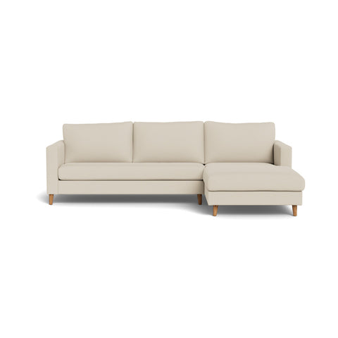 Sami Fully Upholstered Slouch Right Wooden Leg (92007)