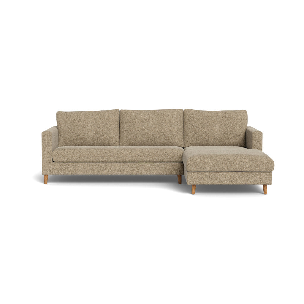 Sami Fully Upholstered Slouch Right Wooden Leg (92006)