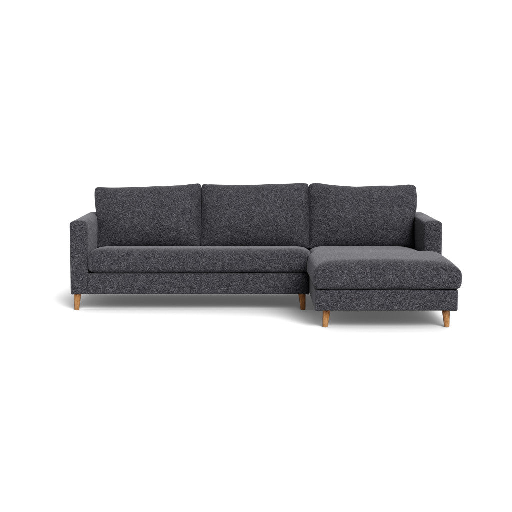 Sami Fully Upholstered Slouch Right Wooden Leg (91997)