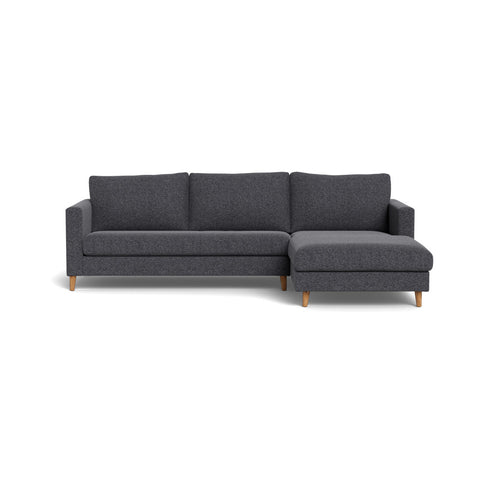 Sami Fully Upholstered Slouch Right Wooden Leg (91997)
