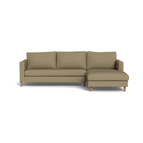 Sami Fully Upholstered Slouch Right Wooden Leg (91987)