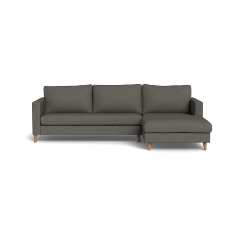 Sami Fully Upholstered Slouch Right Wooden Leg (91989)