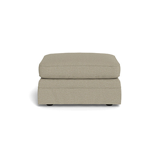 Santorini Slipcover Square Ottoman (92313)