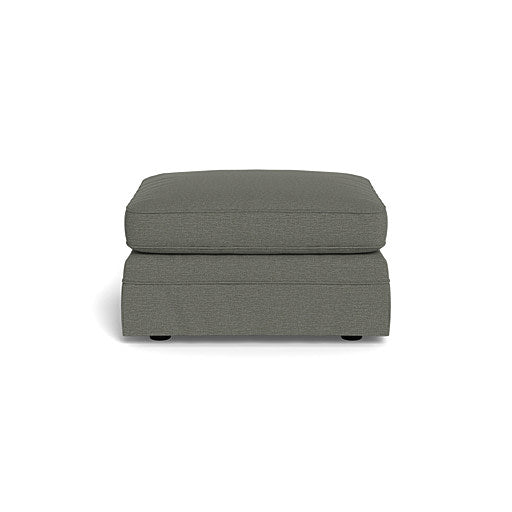 Santorini Slipcover Square Ottoman (92326)