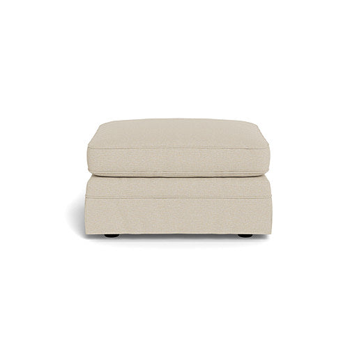Santorini Slipcover Square Ottoman (92328)