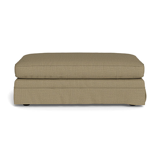 Santorini Slipcover Oblong Ottoman (92292)