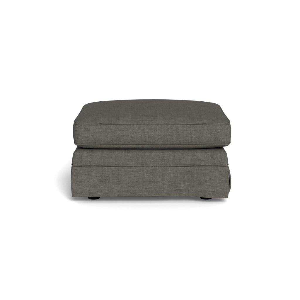 Santorini Slipcover Square Ottoman (90133)