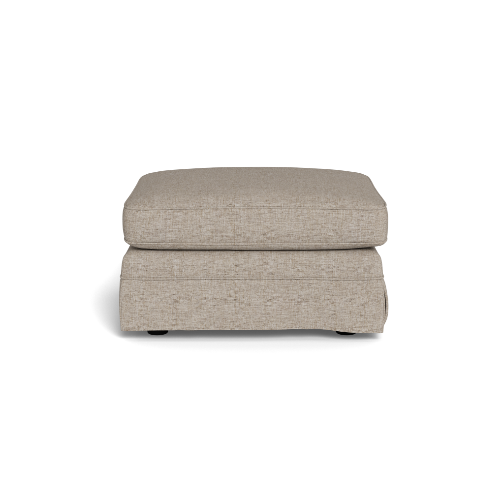 Santorini Slipcover Square Ottoman (90132)