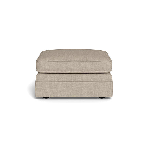 Santorini Slipcover Square Ottoman (92291)