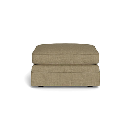 Santorini Slipcover Square Ottoman (92296)