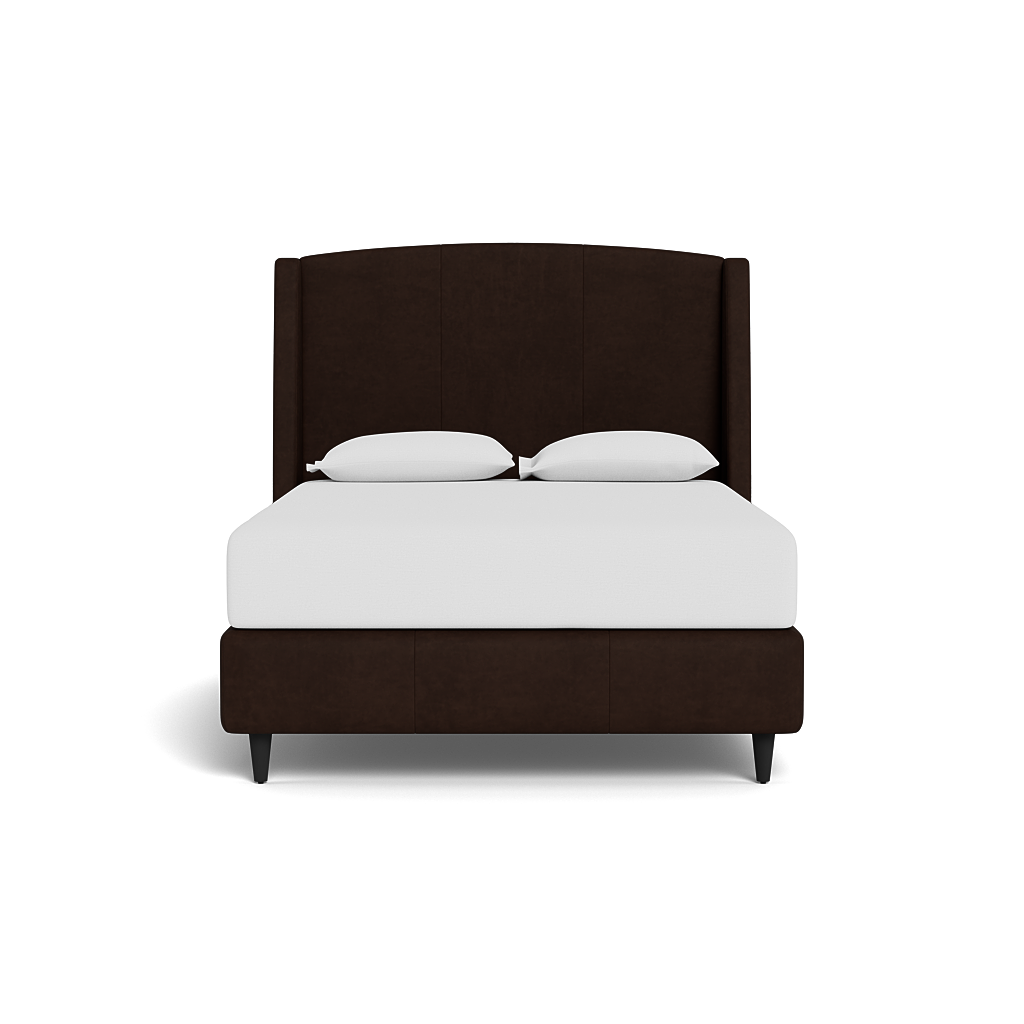 Sawyer Leather Full Bed King Standard Length (90662)