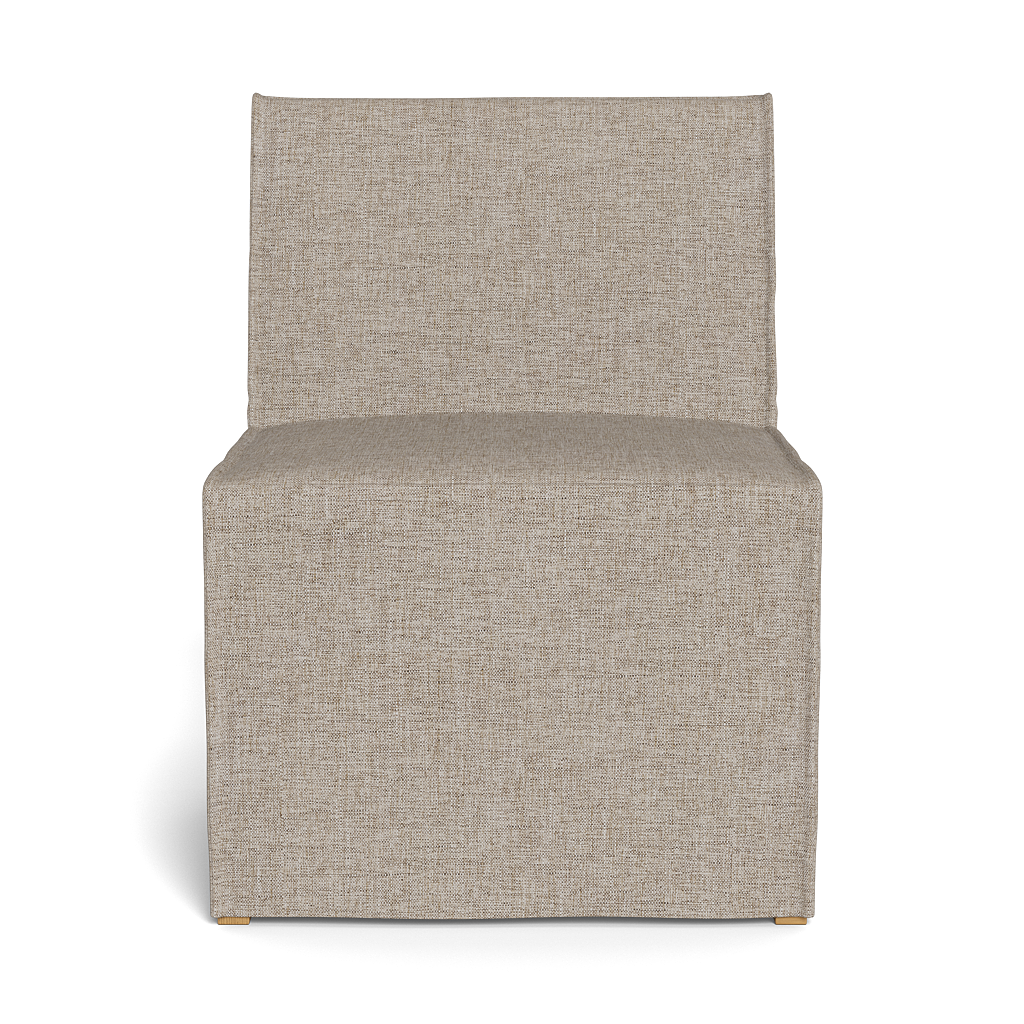 Sicily Slipcover Dining Chair Natural Leg (91276)