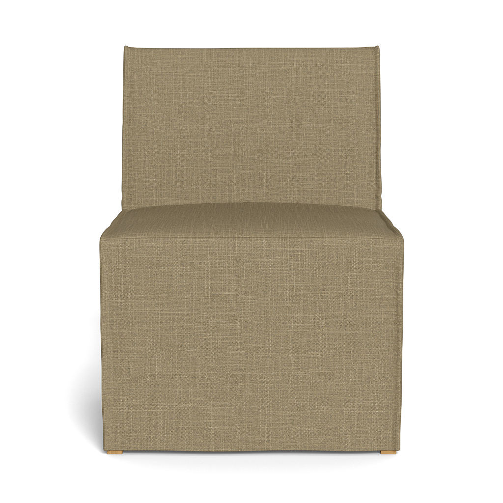 Sicily Slipcover Dining Chair Natural Leg (91275)