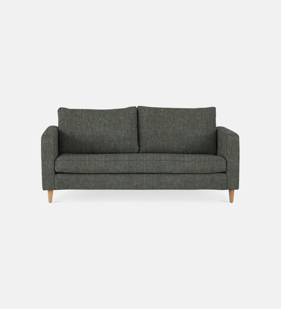 Sami Fully Upholstered 2 Seater Wooden Leg (68007)