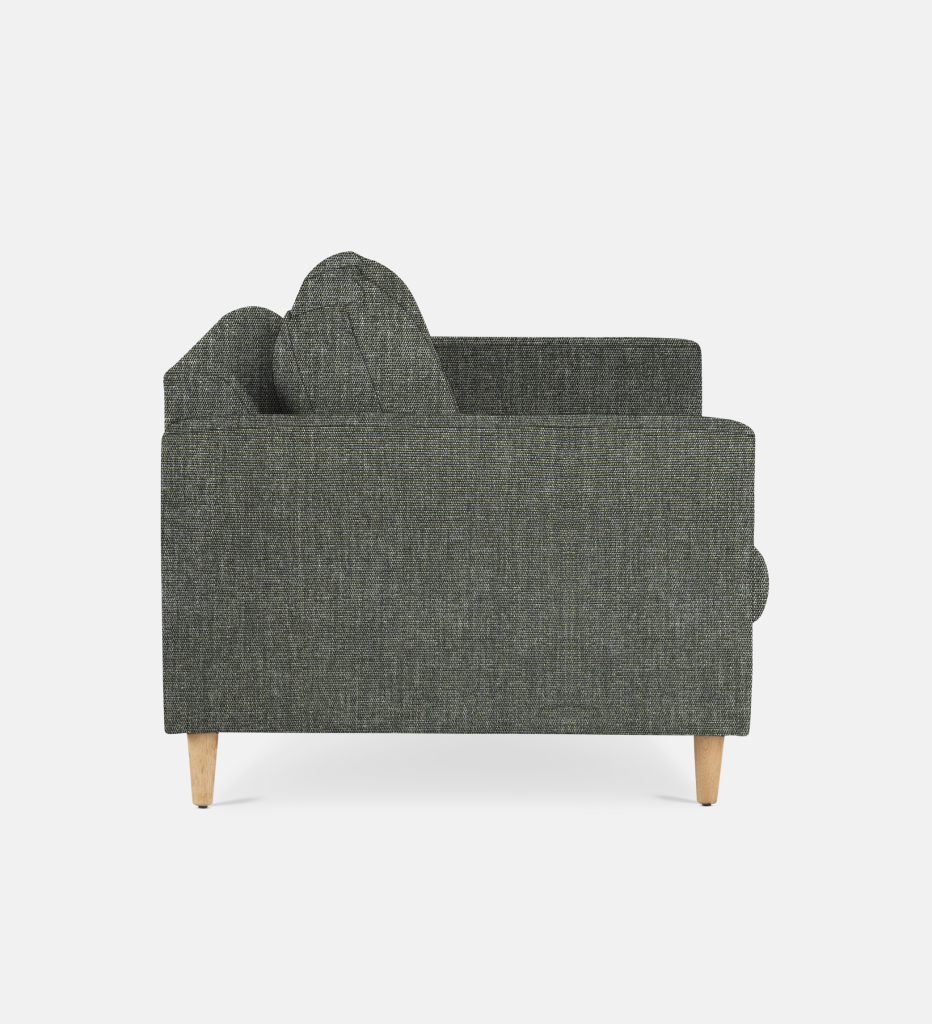 Sami Fully Upholstered 2 Seater Wooden Leg (68009)