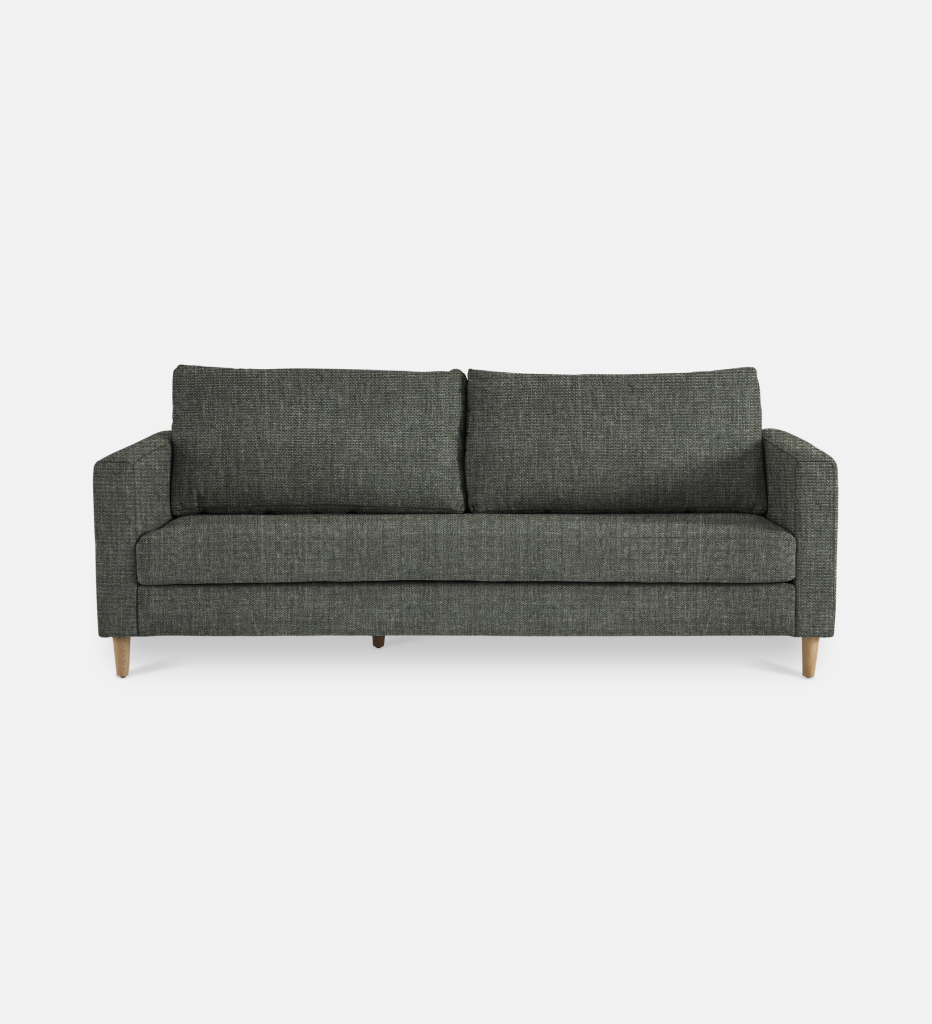 Sami Fully Upholstered 3 Seater Wooden Leg (68024)