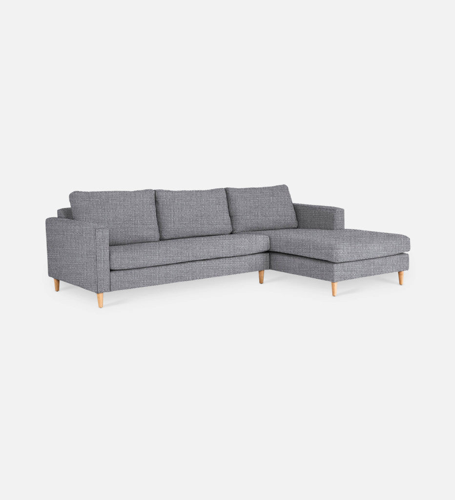 Sami Fully Upholstered Slouch Right Wooden Leg (68569)