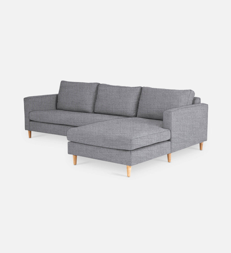 Sami Fully Upholstered Slouch Right Wooden Leg (68566)