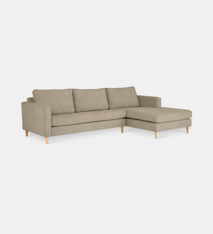 Sami Fully Upholstered Slouch Right Wooden Leg (69740)