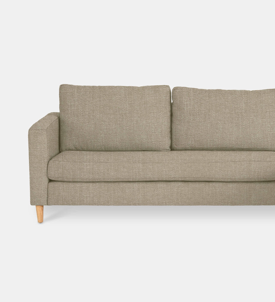 Sami Fully Upholstered Slouch Right Wooden Leg (69742)