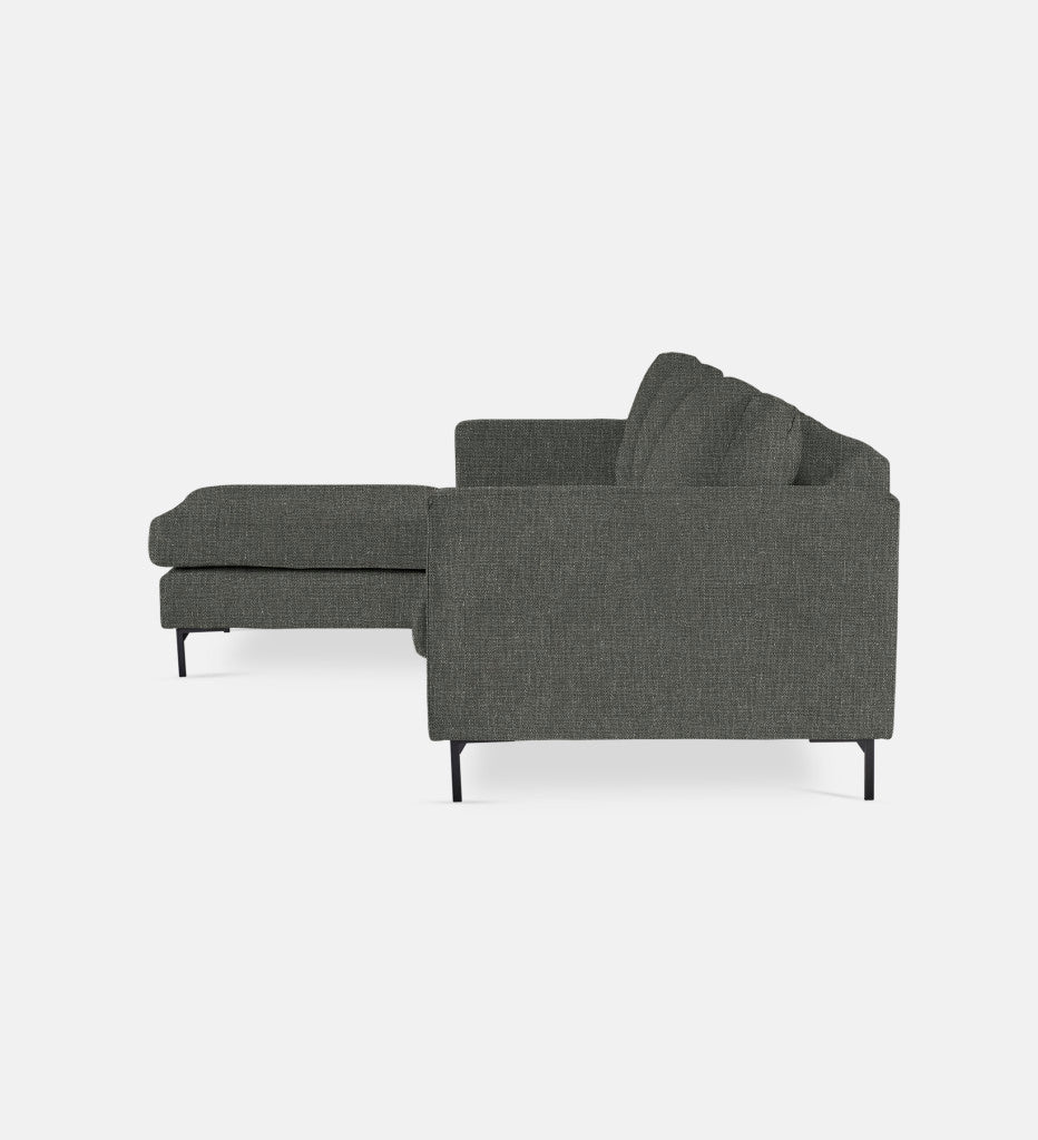 Sami Fully Upholstered Slouch Left Wooden Leg (87140)