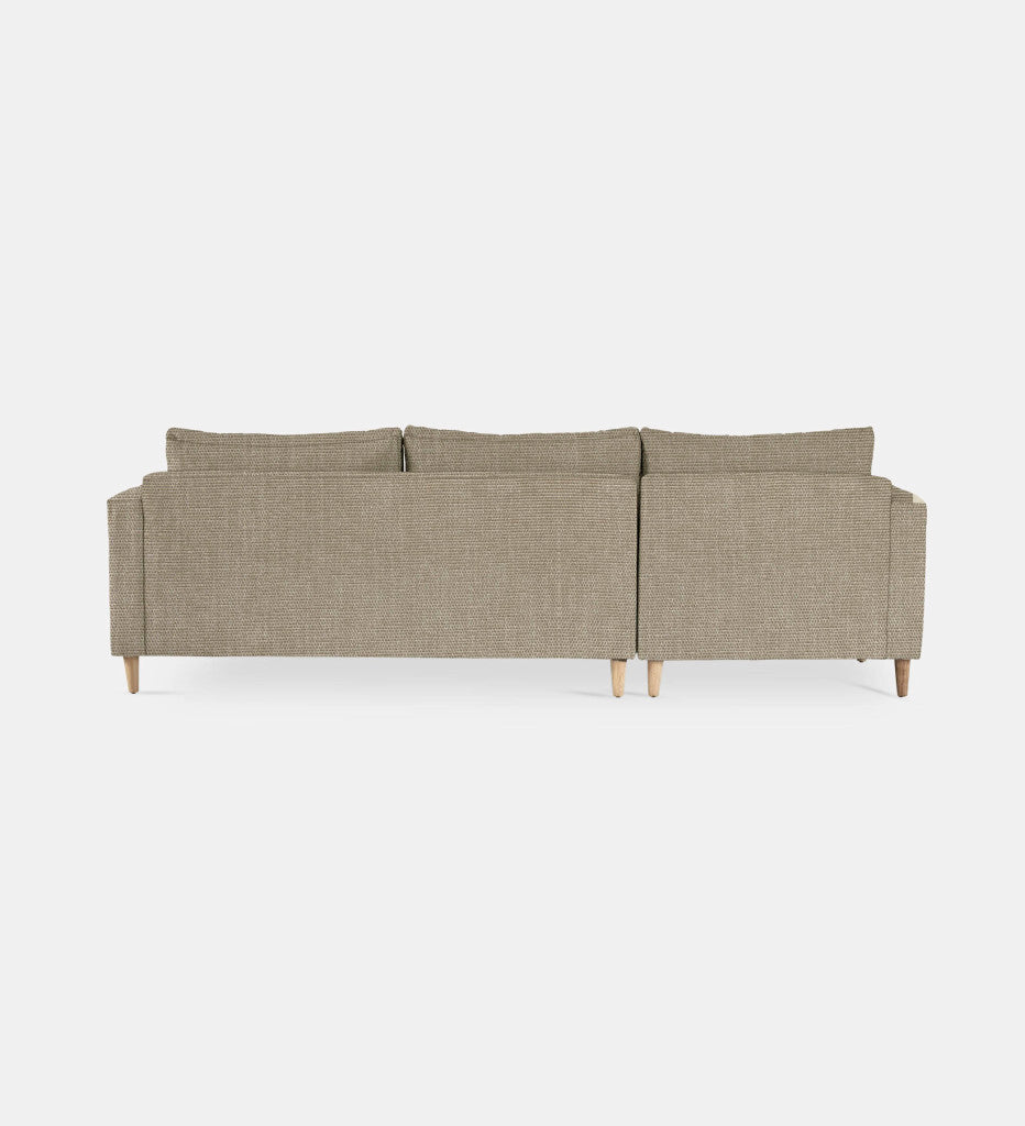 Sami Fully Upholstered Slouch Left Wooden Leg (69755)