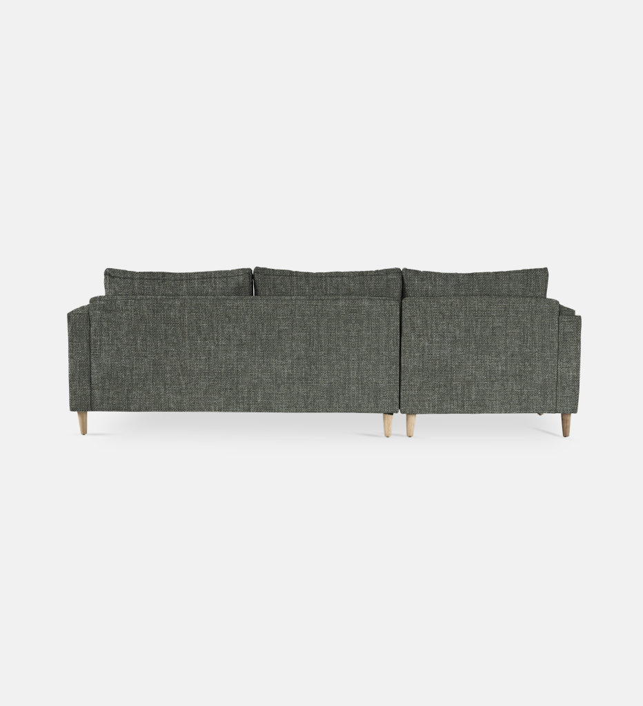 Sami Fully Upholstered Slouch Left Wooden Leg (68036)