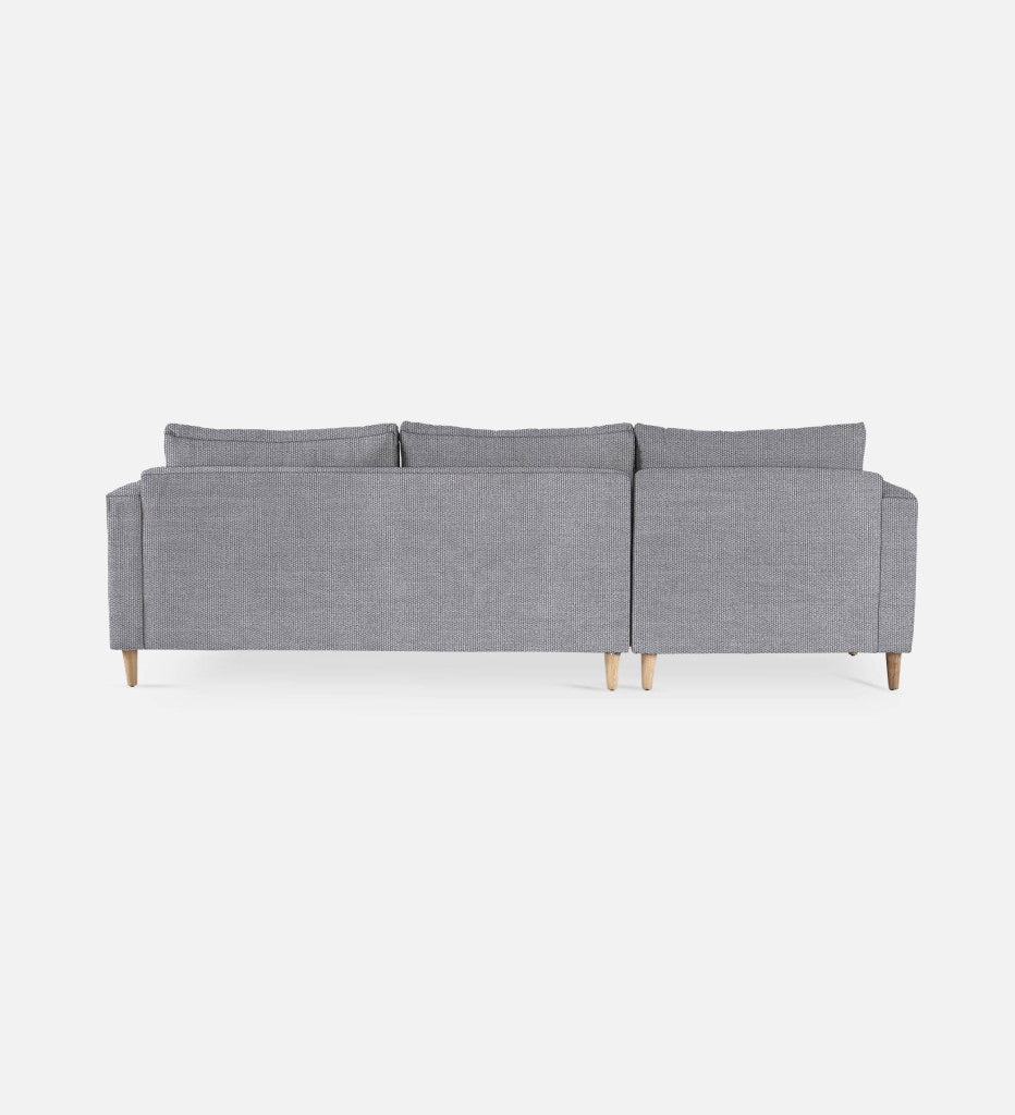 Sami Fully Upholstered Slouch Left Wooden Leg (68581)