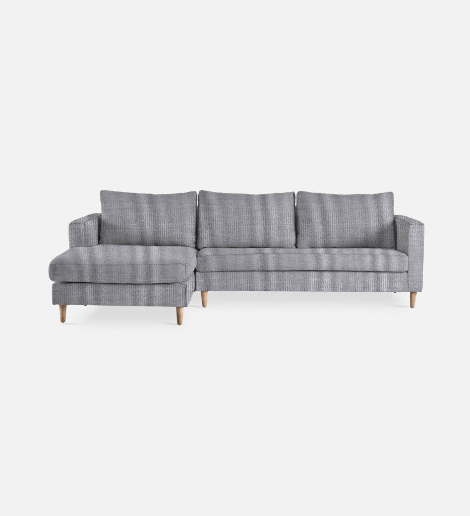 Sami Fully Upholstered Slouch Left Wooden Leg (68578)