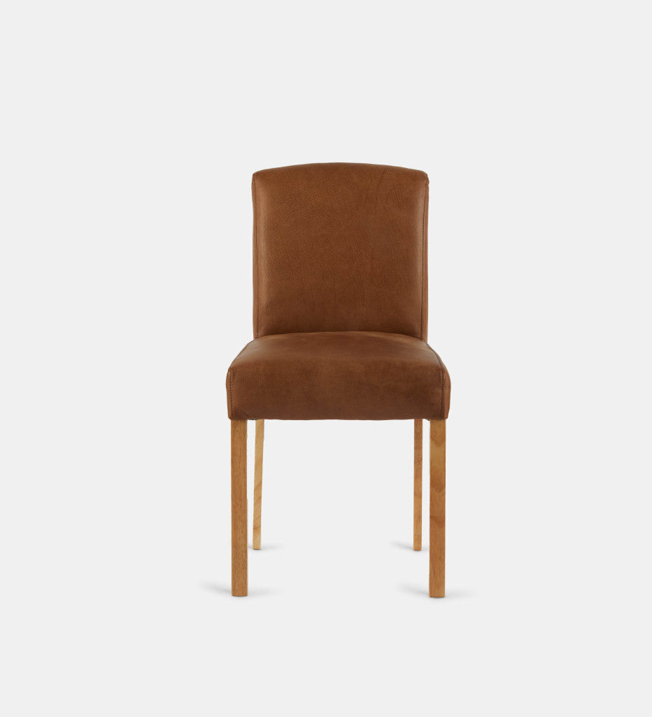 Samuel Leather Dining Chair Natural Leg (70627)