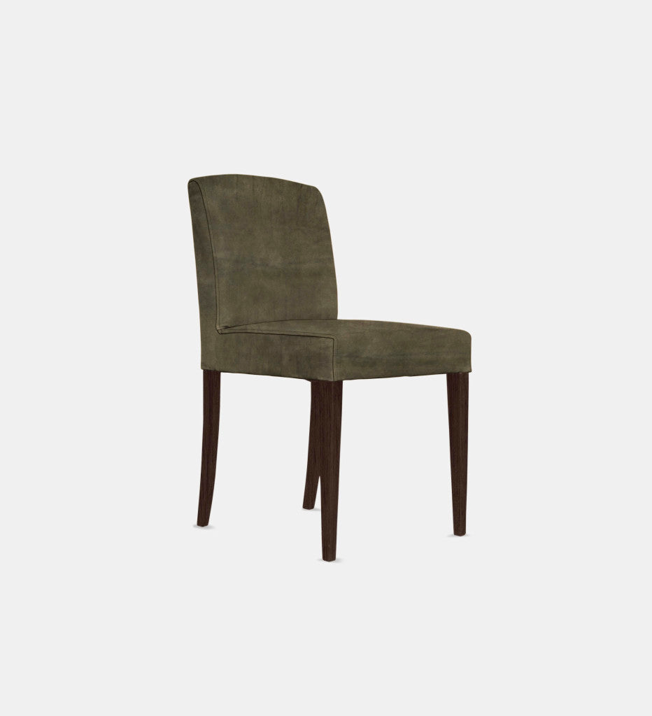 Samuel Leather Dining Chair Brown Leg (48495)