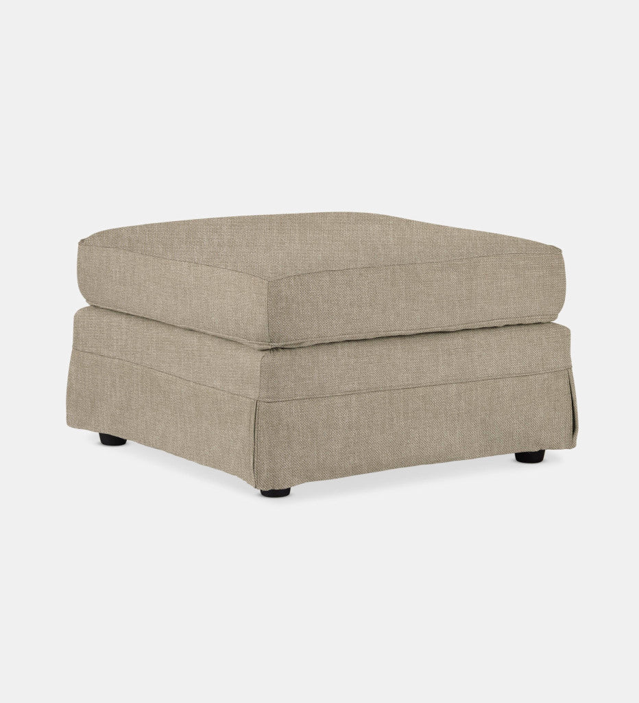 Santorini Slipcover Square Ottoman (69525)