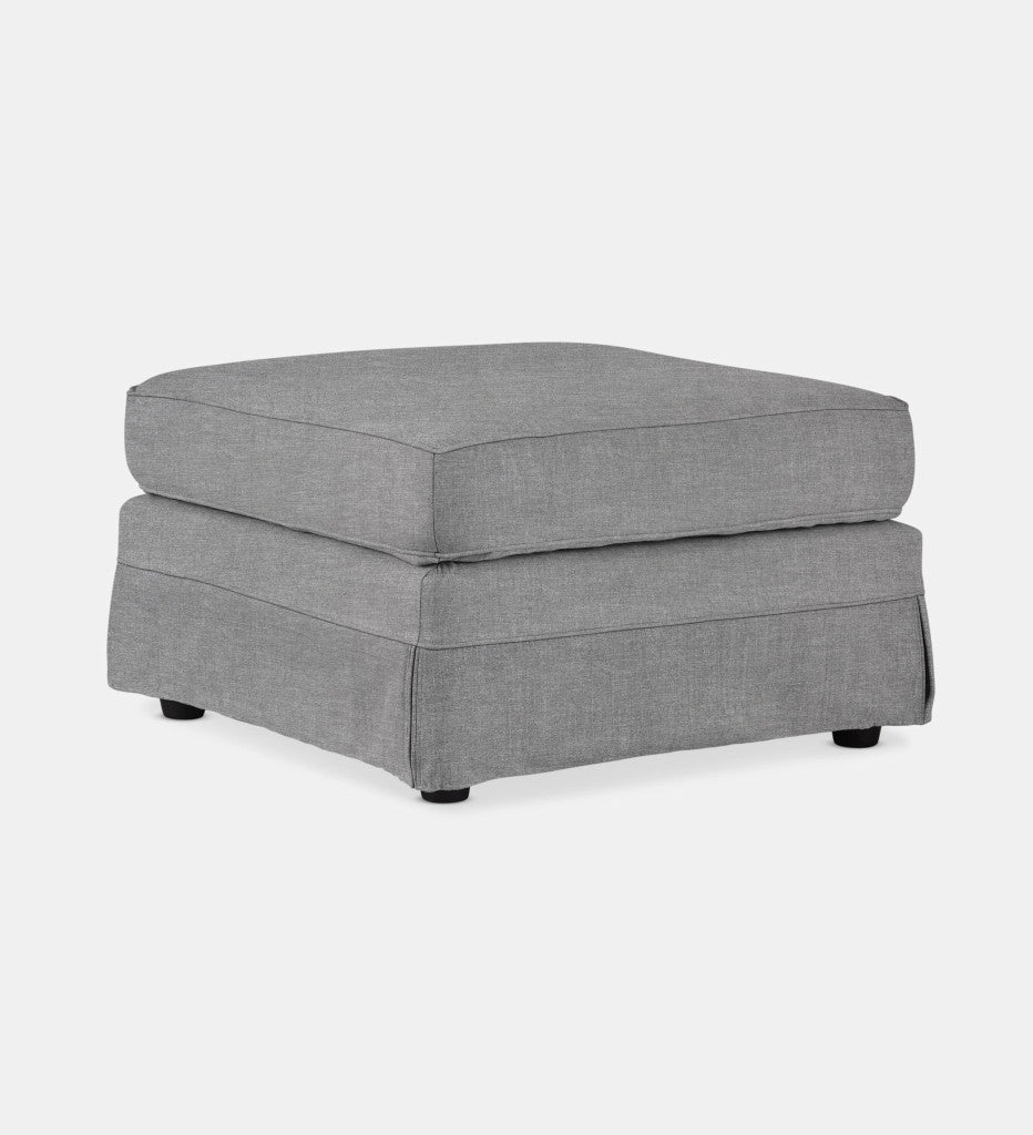 Santorini Slipcover Square Ottoman (56058)