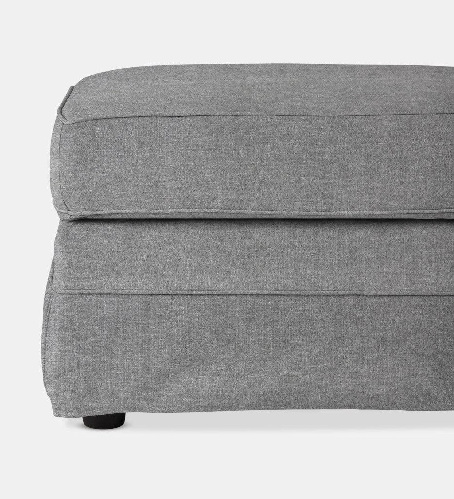 Santorini Slipcover Square Ottoman (56057)
