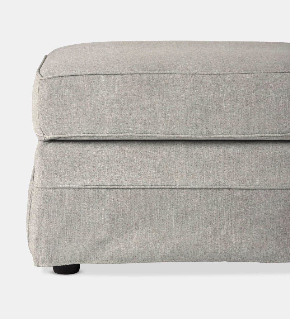 Santorini Slipcover Square Ottoman (56054)