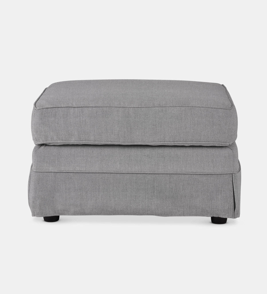 Santorini Slipcover Square Ottoman (56062)