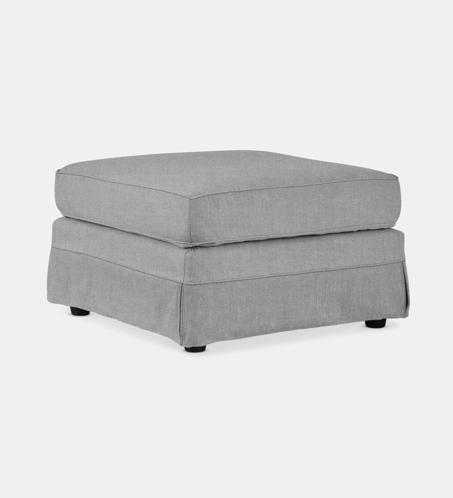 Santorini Slipcover Square Ottoman (56064)